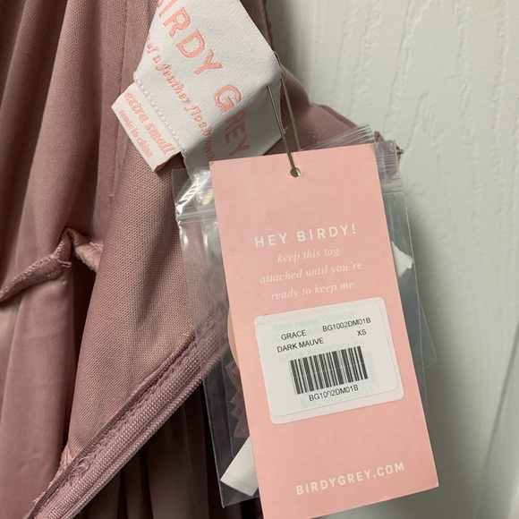 Birdie Grey Grace Convertible Dress in Dark Mauve - Picture 5 of 7